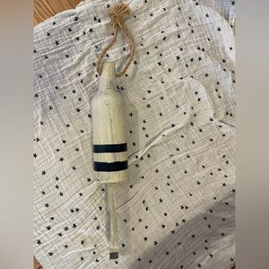 Wooden Buoy Coastal Beach Decor